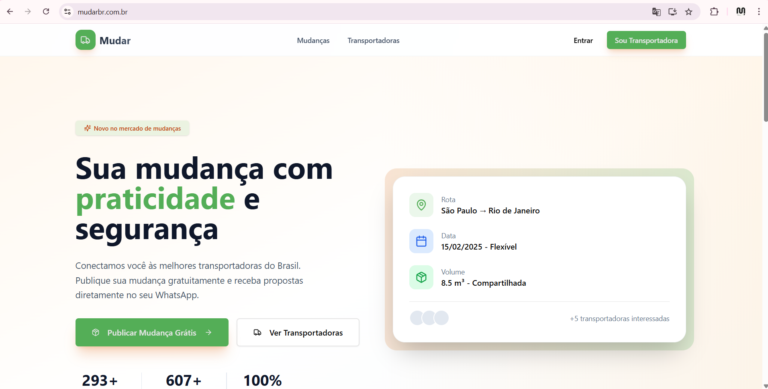 Alow AG - Projeto Mudar Plataforma de Orçamento de Mudança
